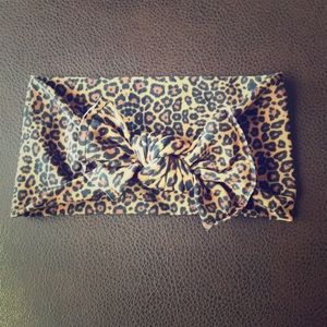 Baby Bling Bow leopard print